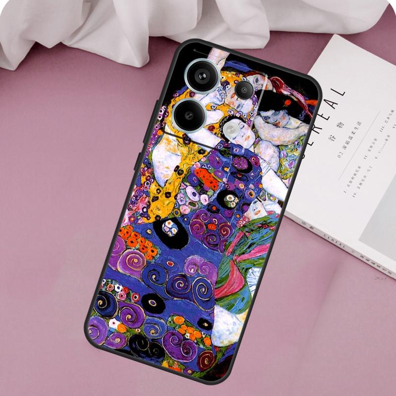 Starry Night Klimt Kiss Case For Xiaomi Redmi Note 14 13 12 11 10 9 15 Pro Plus Redmi 15C 14C 10C 12C 13C 15 Cover