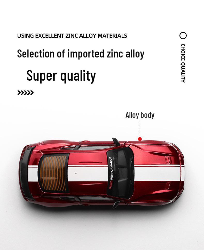 Caipo 1:42 Ford Mustang GT Modifiable Alloy Racing Car Model Ornament