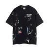 Grenzüberschreitende europäische und amerikanische Trendmarke GALLERY DEPT handbemaltes Tintenspritzer-Graffiti-Druck kurzärmeliges T-Shirt Herren und Damen hoch