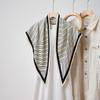 Summer Atmosphere Wearing Headscarf Twill Silk Simulation Silk Cool Diagonal Scarf Cashew Print Women's Triangle Silk Scarf