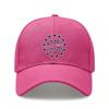 [Patriotic Baseball Cap] 2026 USA Patriotic Print Polyester Adjustable Breathable Curved Brim Cap For July 4Th Independence Day Memorial Day