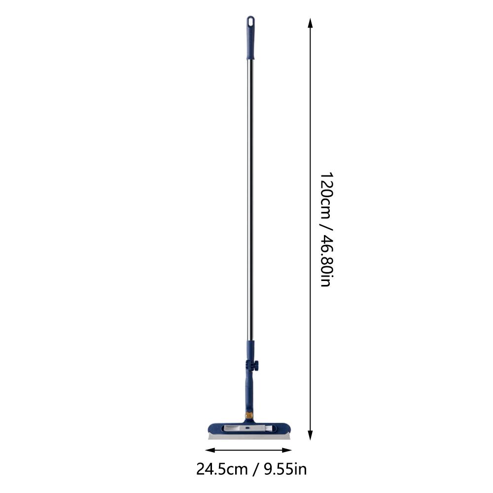 Artefact de Nettoyage de Verre Réglable Nettoyeur de Fenêtre Spécial et Essuie-Glace pour Fenêtres Ménagères en Hauteur Balai Essuie-Glace Double Face
