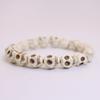 Punk Skull Beaded Bracelet Vintage Design Bangle Skeleton Beaded Bracelet  Teenager