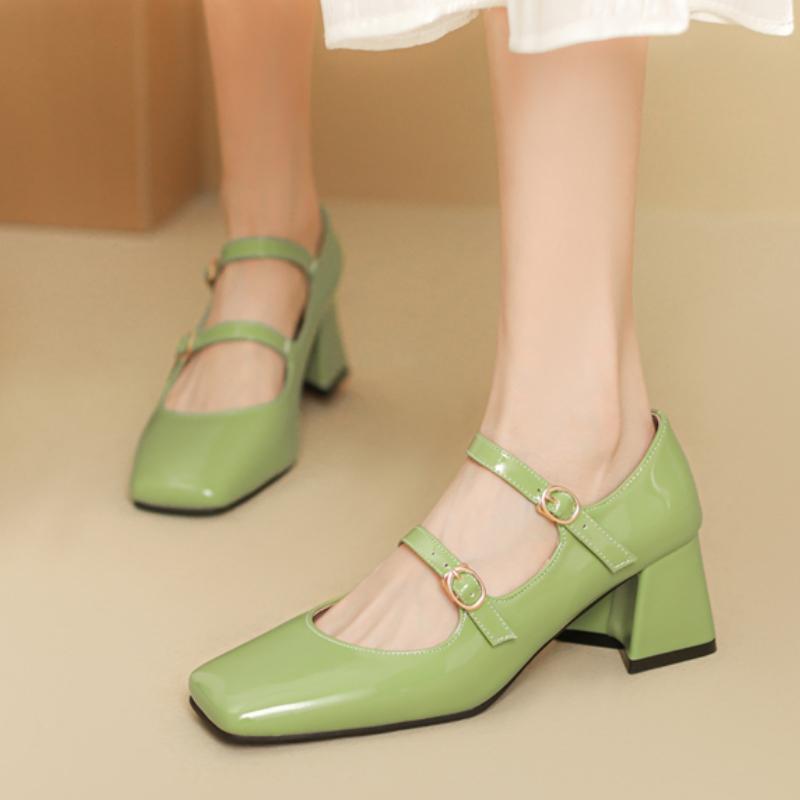 Módní Elegantní Dámské Podpatky Velká Velikost 45 Lodičky Mary Janes Boty Černá Stříbrná Zelená Fialová Podpatkové Kancelářské Svatební Boty Pro Dívky