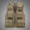 Men's Quick-Dry Multi-Pocket Vest for Fishing, Outdoor Work, Photography, and More - Plus Size Available