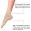 Geyoga 7 Pairs Ankle Compression Socks for Foot and Heel Pain Relief Compression Foot Sleeves for Arch Support Men and Women(Size L, Size XL)