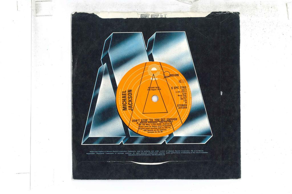 7inch Record MICHAEL JACKSON - Don't Stop 'til You Get Enough / I  SEPC7763PROMO EPIC 1979 UK Soul/Funk Used