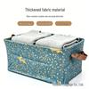 Waterproof Foldable Fabric Storage Basket with Handle for Home Organization