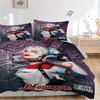 Custom Textile Harley Quinn Bedding 3 Piece Set HD Print Duvet Cover Pillowcases for Teens Adult Bedroom Decoration