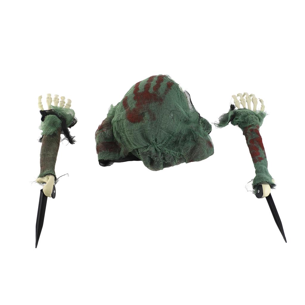 Skeleton Stakes Decorations Realistic Simulation Crawling Skull Head Skull Arms Decorations for
