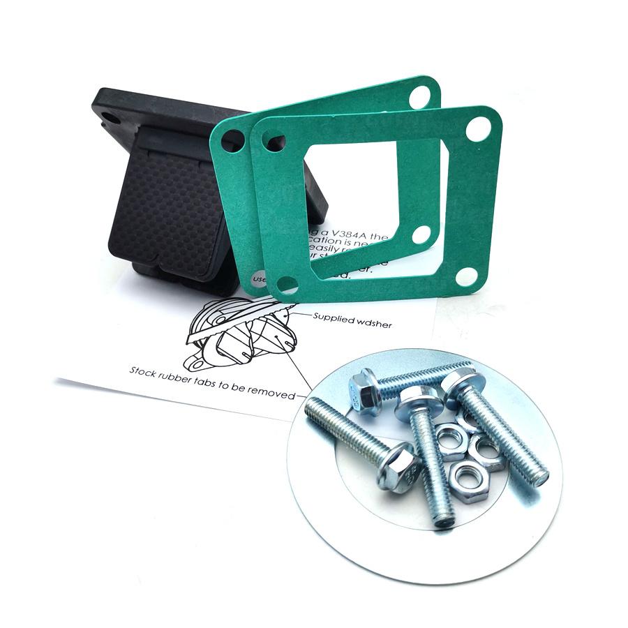 NEW V384A Carbon Fiber Intake Reed Valve Set For Kawasaki Kx85 Kx100 2001-2019