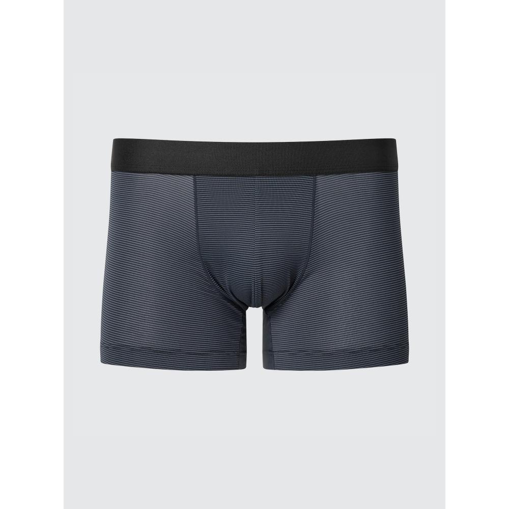 

Uniqlo Airism Boxer Brief Low Rise Stripe 09 BLACK/MEN S