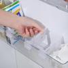 4Pcs Adjustable Refrigerator Divider Board Storage Separator Clip Organizer Extendable Fridge Partition Shelf Separator for Home Kitchen