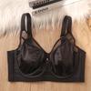 Satin Silk Thin Bra with Soft Underwire To Prevent Sagging and Support Large Busts