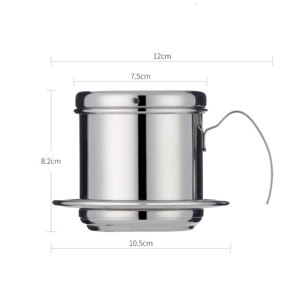 

Vietnamese Coffee Drip Pot Made of Stainless Steel for Rich Aromatic Brews Compatible with Ground Coffee and Robusta Beans China Mainland