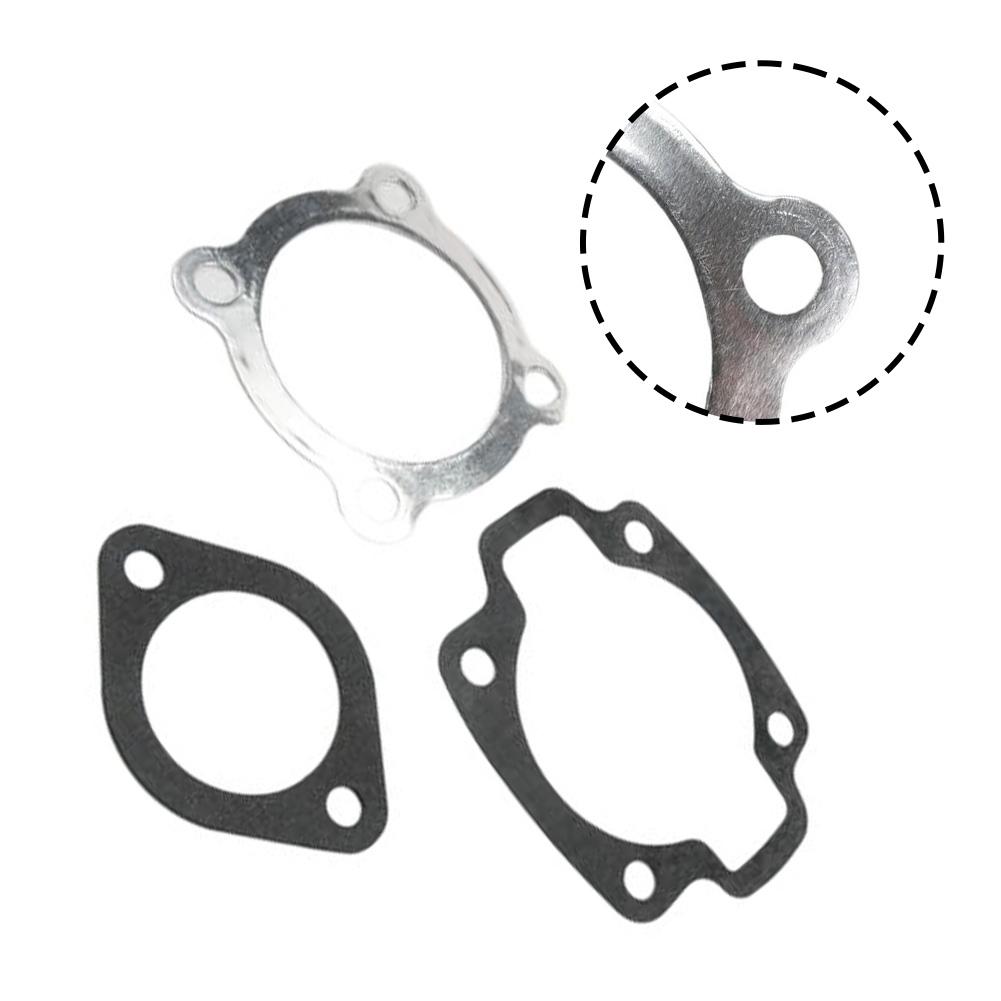 Cylinder Gasket Kit for Golf For Cart 1963-1981 6780-63A 3 Piece Set Cylinder Base Exhaust and Aluminum Head Gasket