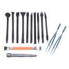 14 Pcs Electronics Repair Tool Kit Spudger Screen Breaker Brush Straight Bend Tweezers Set for Mobile Phone PCB Solder