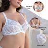 Übergröße Ultradünne Spitzen-BHs Damen Sexy Exquisite BHs Ungepolstert Push-Up Ausgehöhlt Raffiniert Solide Unterwäsche 34-40 B/C CUP