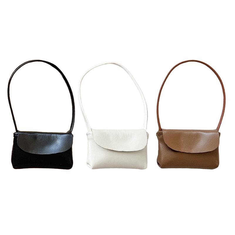 Hot Hot 15-17cm Doll Handbag Lady Leather Bag PU Leather Purse Accessories Dollhouse Decoration Pretend Play Toy
