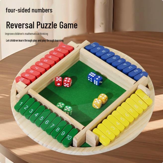 

Wooden Number Flip Chess Game – Perfect for Family Gatherings & Parties