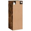 Wall Mounted Cabinet Smoked Oak Finish 34.5 x 34 x 90 cm