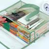 PVC Clear Waterproof Files Folder Portable A4 Document Bag with Handles Books & Stationery Storage Organizer for Business School
