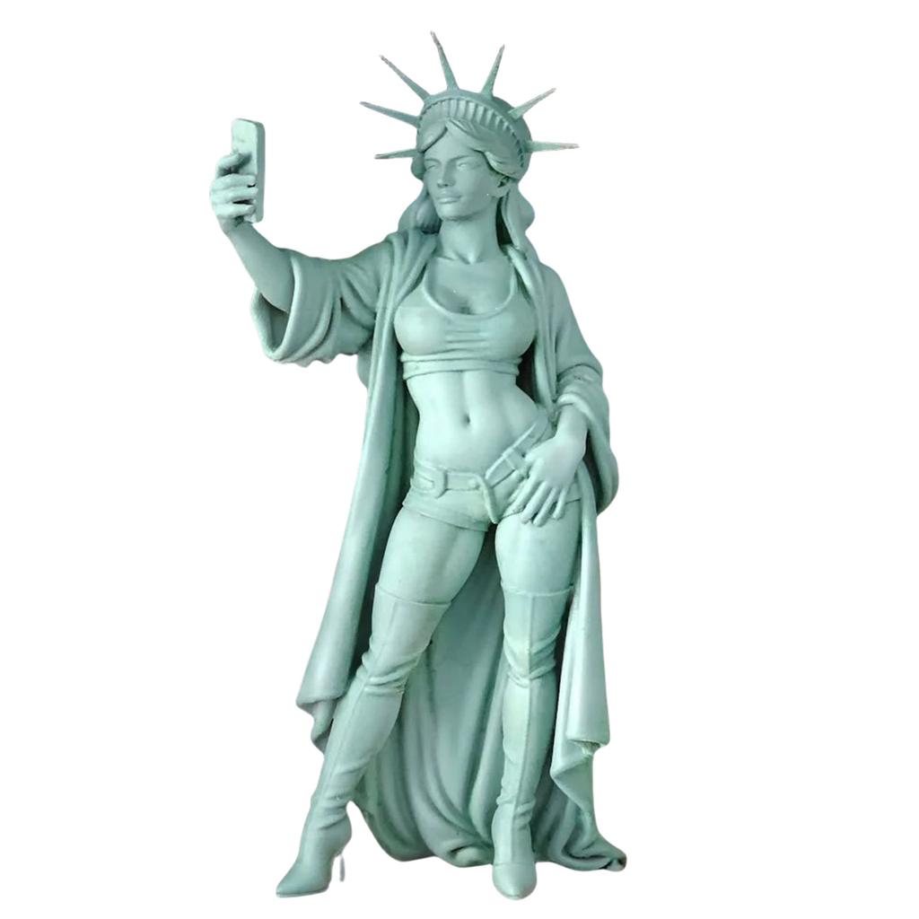 Statue Of Liberty Selfie Sculpture 250th Anniversary Patriotic Home Decors Collectible Ornament For History Enthusiasts