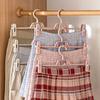 3/6Pcs Pants Skirts Non-slip Clips Hanger Wardrobe Attachable Clothes Organizer Household Space-saving Trousers Drying Racks