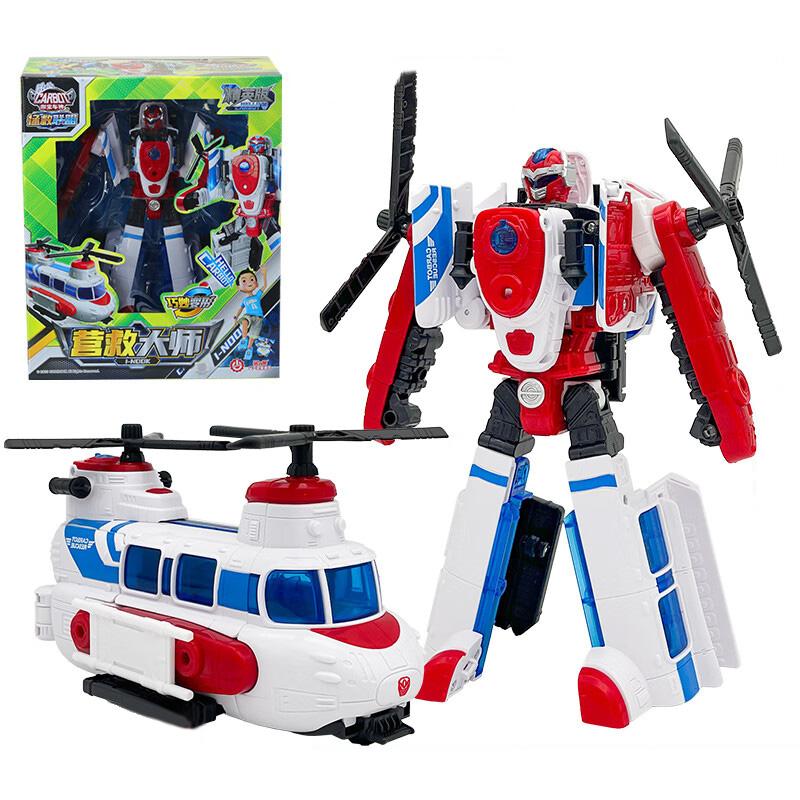 New ABS Carbot Transforming Robot To Car Toys Action Figures Two Mode Transformation Rescue Car Toy for Child Gift