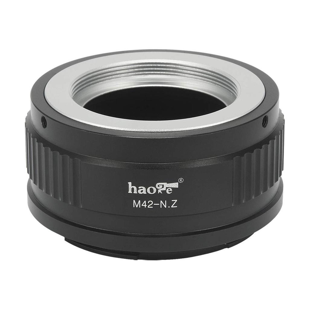 Haoge Manual Lens Mount Adapter 42mm for M42 Mount Lens To Nikon Z Mount Mirrorless Cameras Like Z7 Z6ii, Z7ii, Z6,