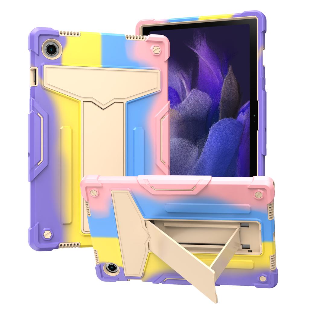 Tablet Case for Samsung Tab A8 10.5 inch (SM-X200/X205), Built-in T-Shaped Stand, Two-Tone Design, All-Round Protection