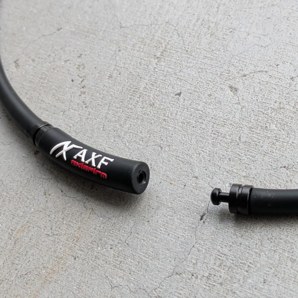 [Axef] Necklace 900 Medium (45cm) Black X Black Athlete RG92 Silicone Relax