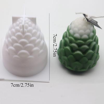 1pc Pine Cones Silicone Candle Mold For DIY Aromatic Candle Making Resin Soap Mold Christmas Gifts Craft Supplies Home Decor
