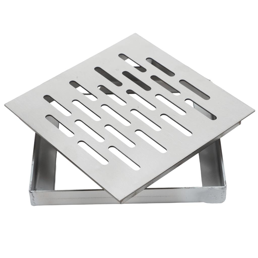 Multi-Hole Drain Cover Stainless Steel Drain Cover Wet Area Stability Efficient Drainage Solution Heavy-Duty Construction