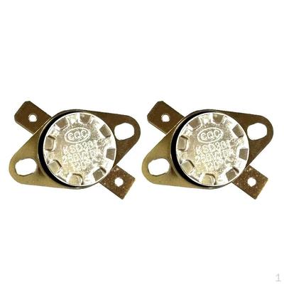 Pk של 2 יחידות KSD301 250V 10A סגור בדרך כלל NC טמפרטורת טרמוסטט מתג תרמי