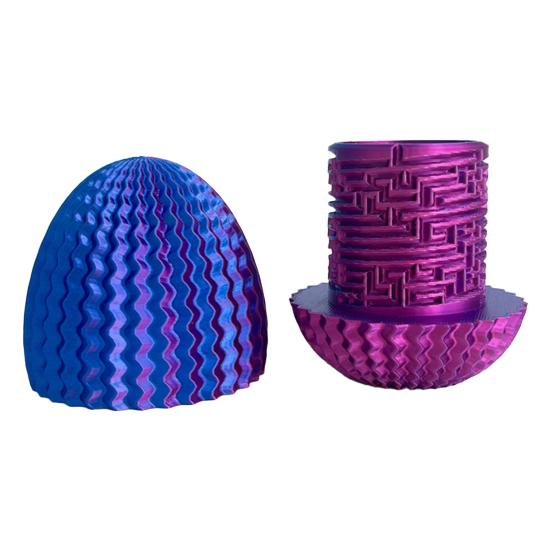 Yousheng 3D Printed Dragon Egg Toy Egg Shaped Maze Gift Box with Hidden Compartment Educational Stress Relief Puzzle Egg Birthdays Easter Present