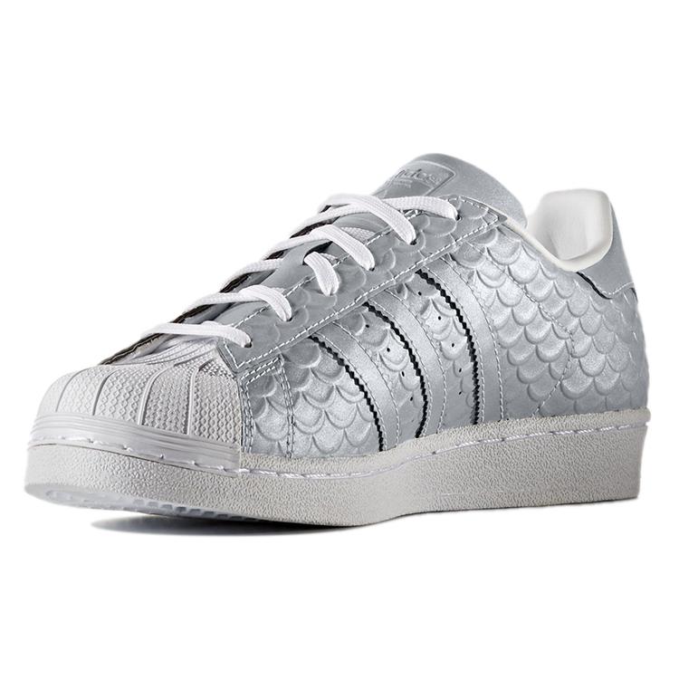 Adidas Originals Superstar Comfortable And Trendy Abrasion Resistant Low top Skateboard Shoes Women's BY3042