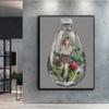 Diamond Painting Girl In Hourglass Bottle Embroidery Cross Stitch Rhinestone Home Decor