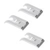3Pcs Zigzag Foot Stainless Steel Multifunctional Universal Lightweight Durable Sewing Machine Presser Foot for Home