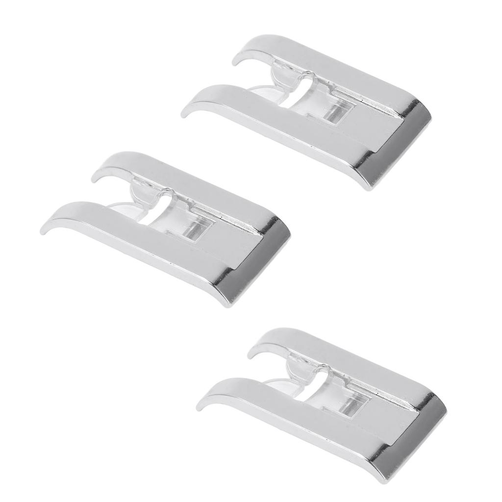 3Pcs Zigzag Foot Stainless Steel Multifunctional Universal Lightweight Durable Sewing Machine Presser Foot for Home