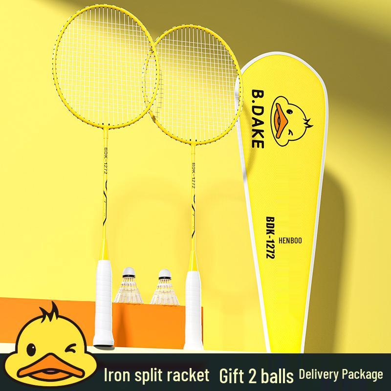 

Сверхлегкий алюминиевый набор ракеток для бадминтона Hengbo – Прочная профессиональная парная ракетка для взрослых и детей
