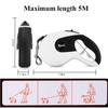 5M/8M Retractable Dog Leash Roulette Leashes with Poop Bag Dispenser Pet Lead Leash For Dogs Cats Collar Harness Dog Accessories