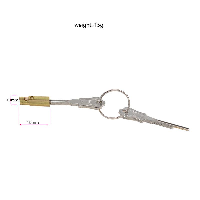 Chastity Lock Penis Bird Cage Chastity Device Accessories Lock Cylinder Lock Brass Lock Cylinder One Piece Adult