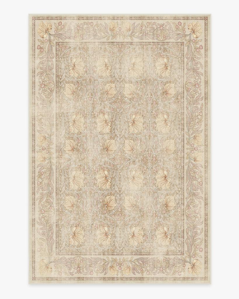 William Morris Vintage Floral Design Rug Living Room Pastoral Style Decorative Rug Art Bedroom Rug Aesthetic Floral Home Rug