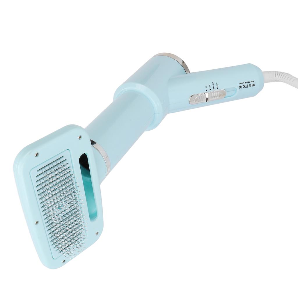 Pet Hair Dryer Comb Adjustable Temp Massage Grooming Pet Hair Blower with Slicker Brush for Cats