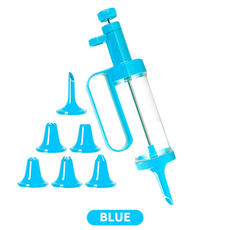 Plastic Cake Cream Decorating Gun Pastry Biscuit Syringe Flower Nozzles Set Dessert Extruder Kitchen Baking Cookie Maker Tools
