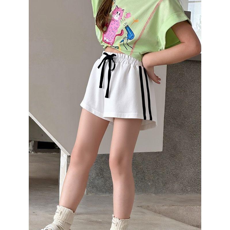 27home Children Cotton Double-Layer Shorts