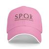 SPQR - Senatus Populusque Romanus Baseball Cap Sun Hat For Children Fishing Hat Tactical Cap Women's Hats Men's