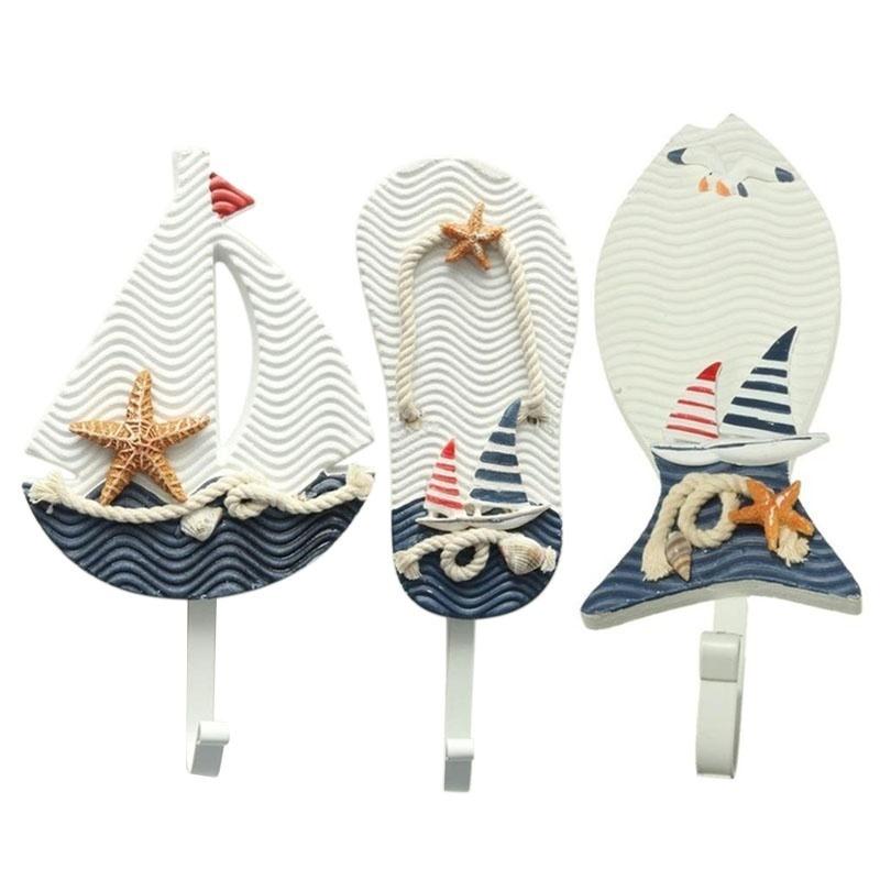 Yüksek Kaliteli Ahşap Giysi Şapka Askıları Çizgi Film Desenli Duvara Asılabilir Anahtarlık Ev Dekorasyonu