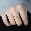 Vietnam Gold-Plated Copper Ring | Elegant Design | Fashionable Couple Style